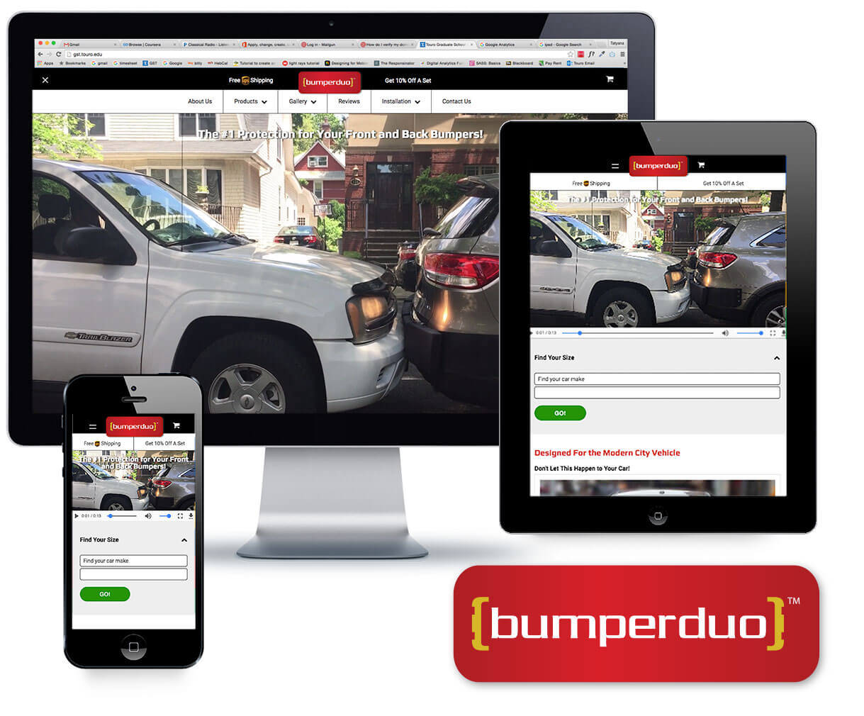 Bumperduo Responsive Website