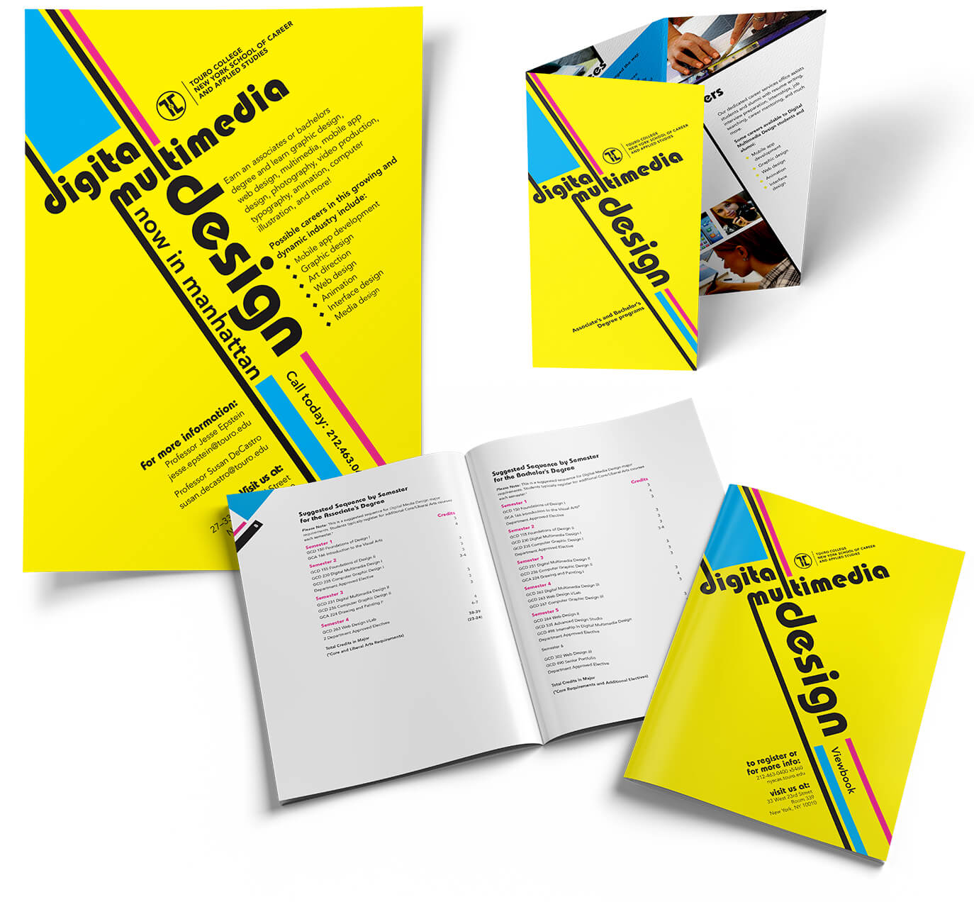Digital Multimedia Brochure, Viewbook and Poster