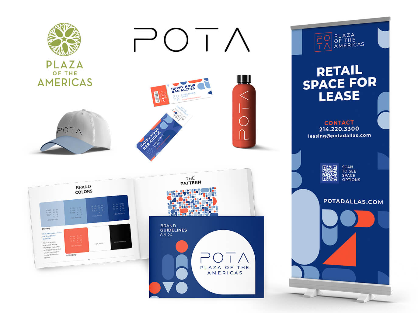 Plaza of the Americas Brand Identity